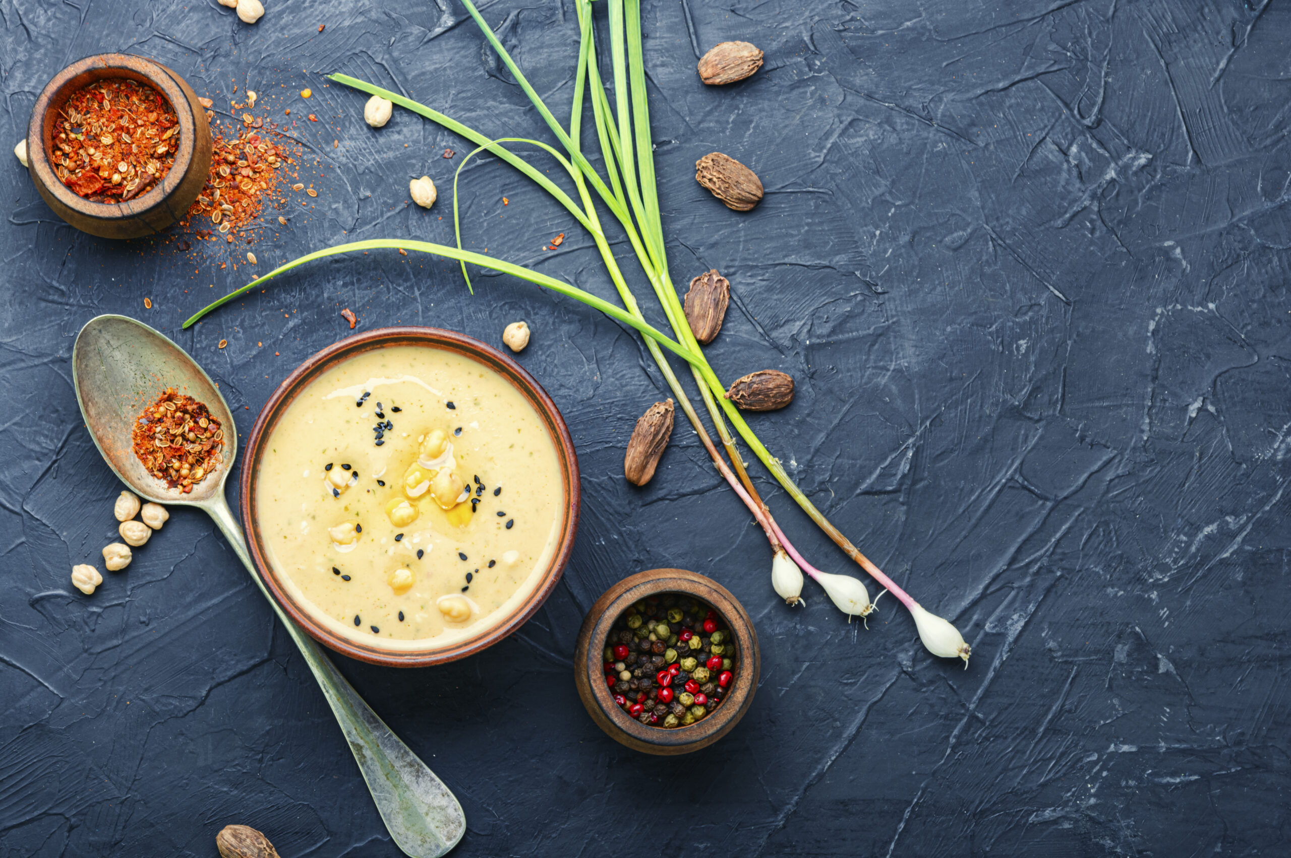 Hummus, chickpea puree